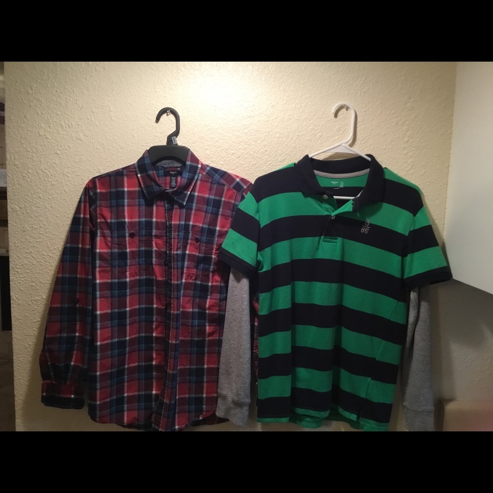 Two Long Sleeve Gap Shirts...Size XXL